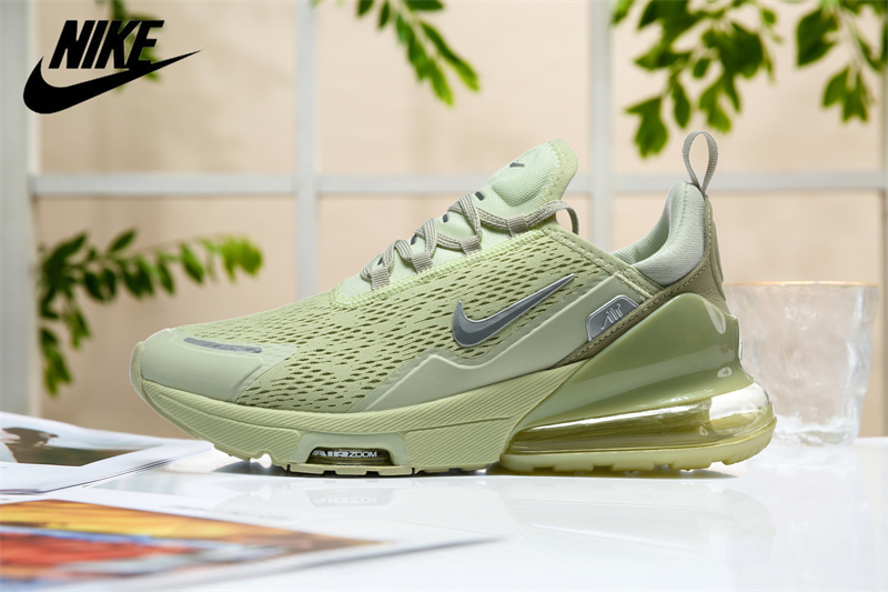 Women's Hot sale Running weapon Air Max 270 Green Shoes 0103